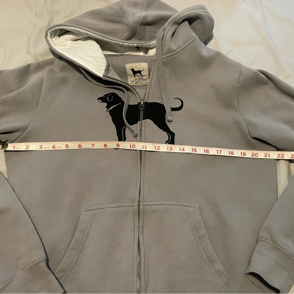 The Black Dog Gray Hoodie Full-Zip Women’s Size M - Picture 7 of 8